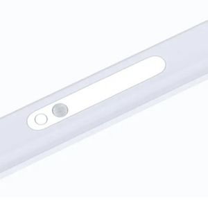 Dimmable LED Motion Sensor Light Strip Cabinet Closet Lamp USB Rechargeable Bulb